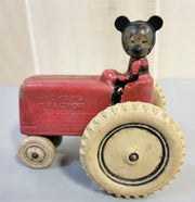 Antique Vintage 1950's Walt Disney Mickey Mouse Tractor Sun Rubber
