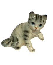 Napcoware Japan Porcelain Cat, Striped, Made in Japan, Model C9050
