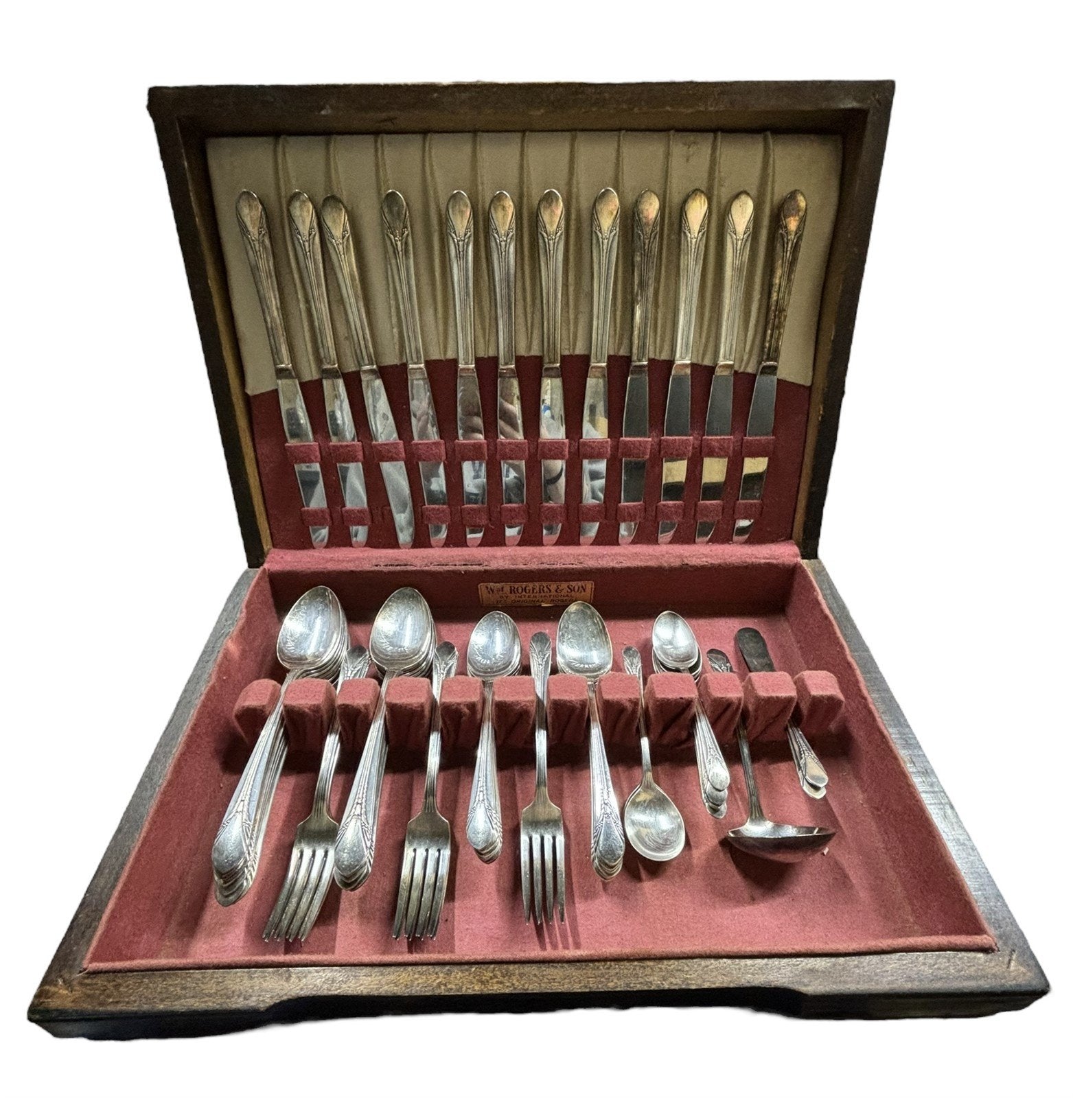 Rogers & son gold top flatware