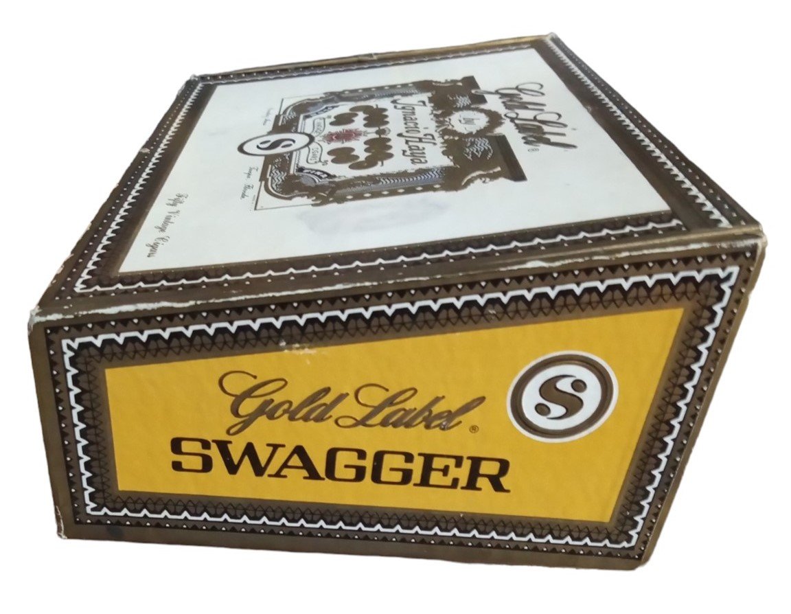 Ignacio Haya Gold Label Cigar Box Vintage Collectible Storage Tobacciana