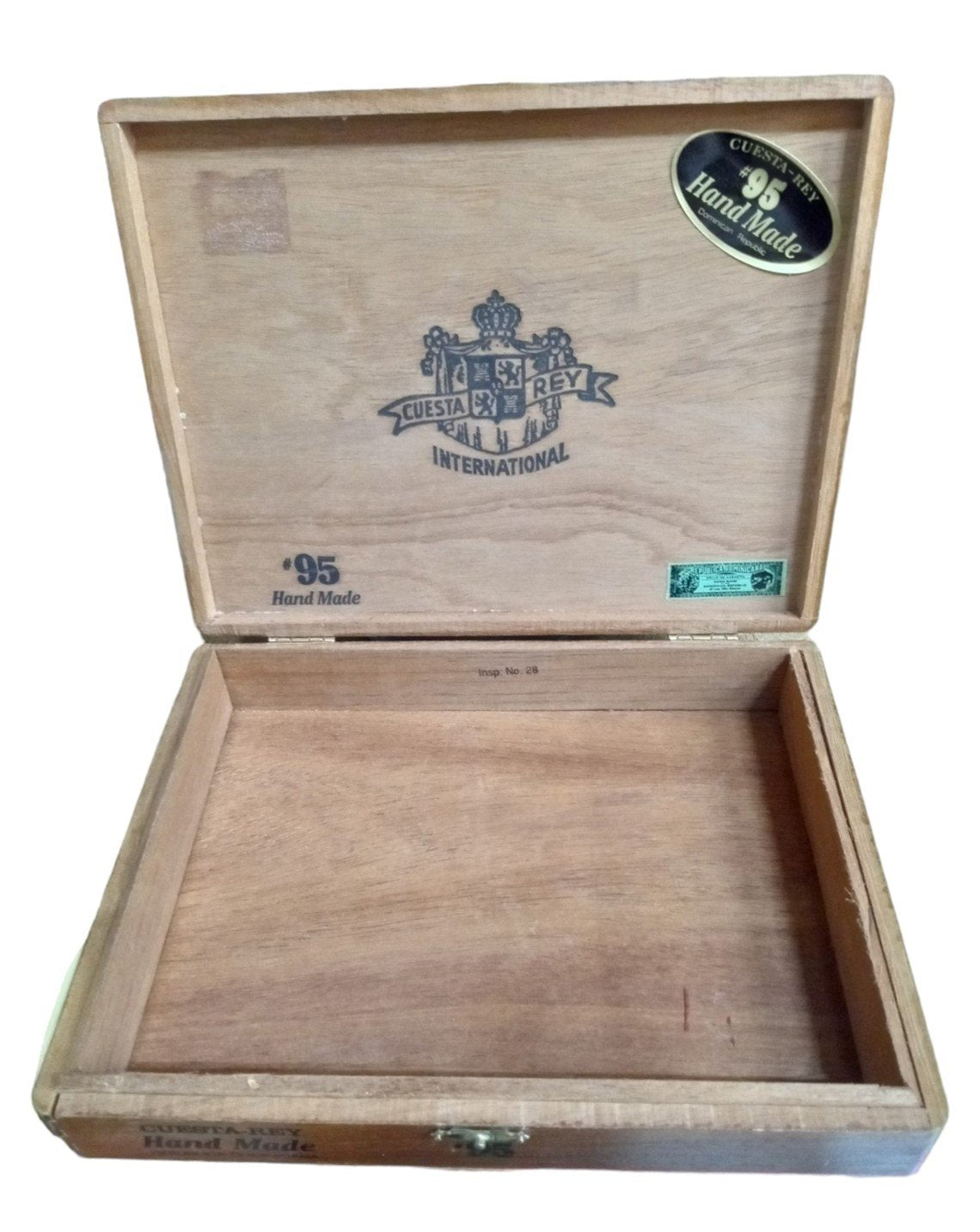 Cuesta Rey Wooden Cigar Box Vintage Collectible Decorative Storage Tobacciana