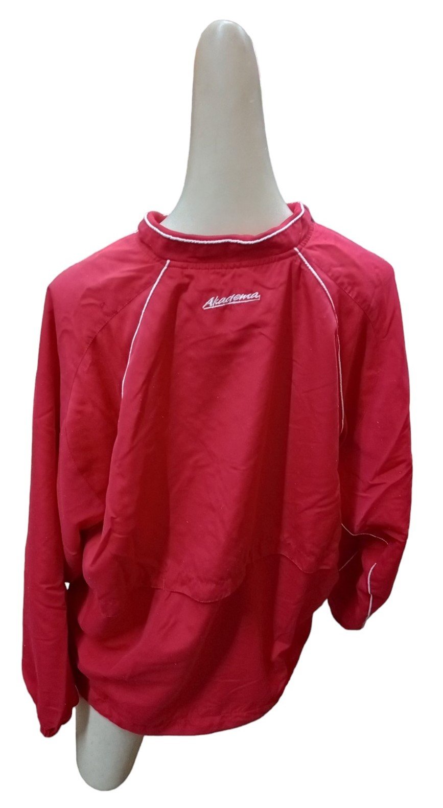 Akadema Red Baseball Jacket Adult M Size Unisex Sportswear Apparel Sports