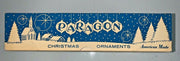 Vintage Paragon Mercury Glass Christmas Tree Ornaments Pack of 11