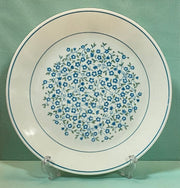10 inch Blue Heather Flowered Vintage Corelle Corning Ware Dinner Plate