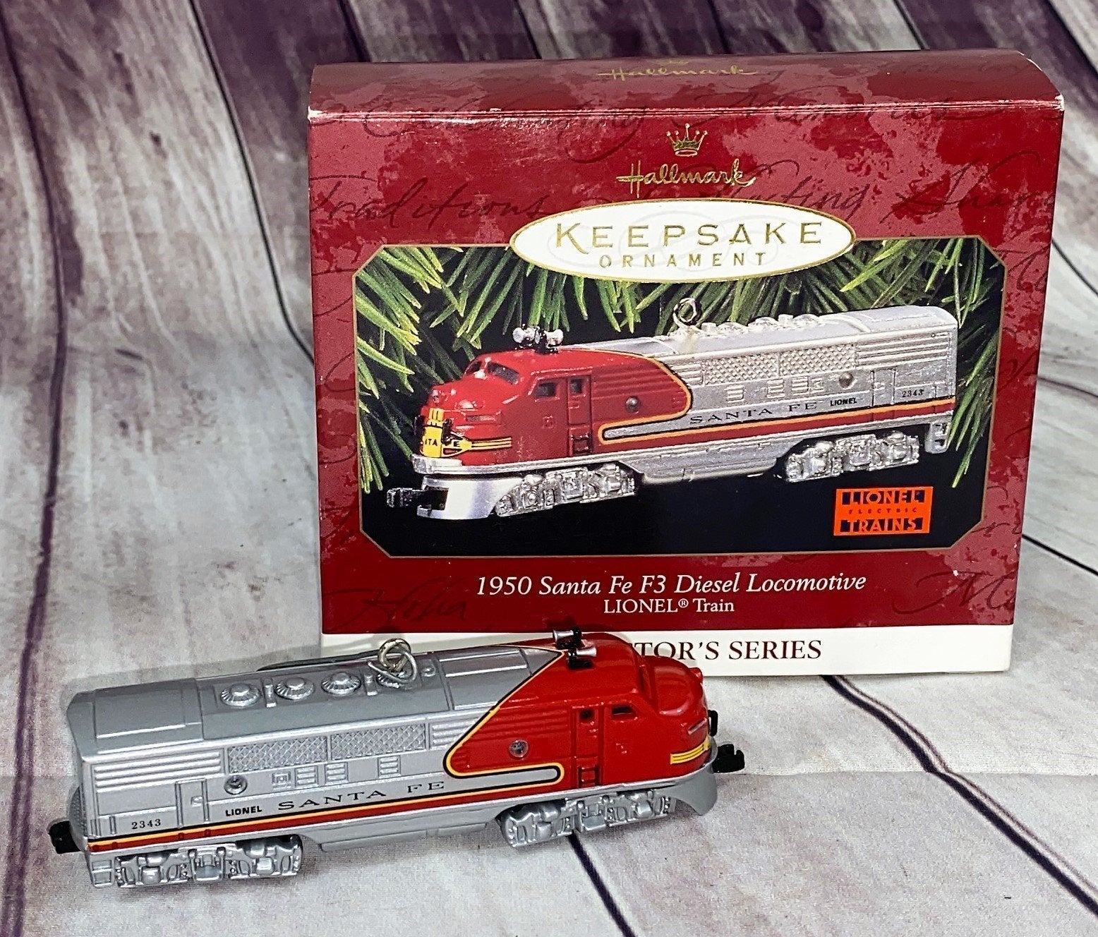 1950s lionel santa fe 2025 train set