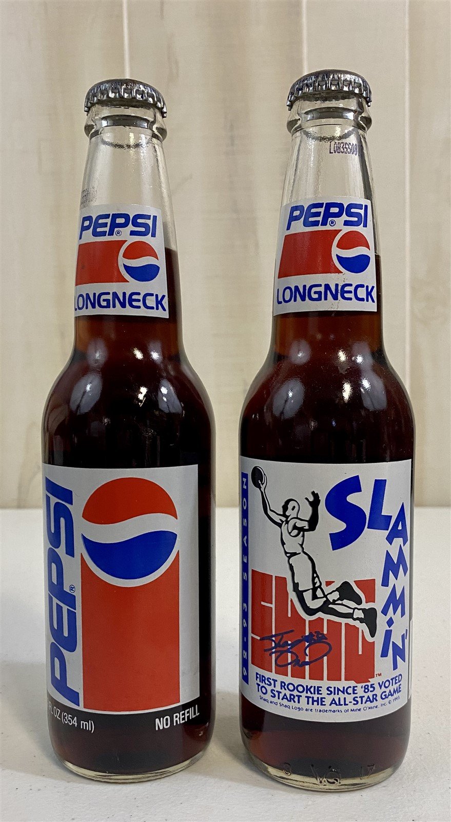 Retro sodas in long neck glass bottles.