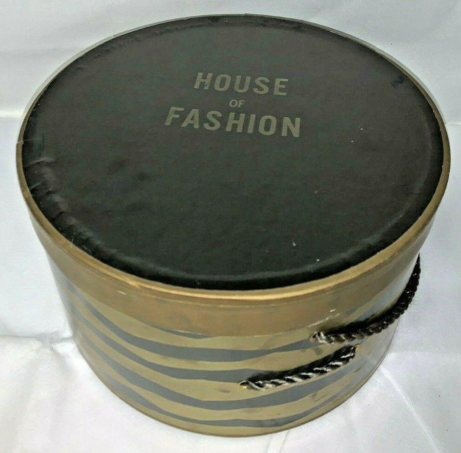 Vintage House of Fashion Real Rabbit Fur Hat w/ Box New