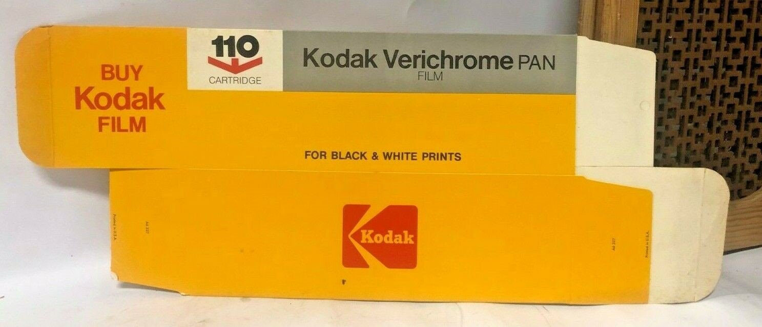 2 Vintage Kodachrome Kodacolor Verichrome Kodak Film Store Display