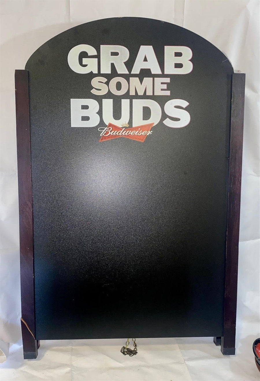 Budweiser Grab Some Buds A-Frame Chalkboard Sidewalk Sign