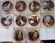 Norman Rockwell Rediscovered Women Bradford Exchange 10 Collectors Plates