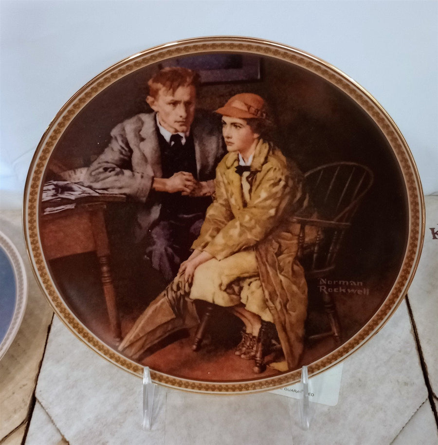 Norman Rockwell Rediscovered Women Bradford Exchange 10 Collectors Plates