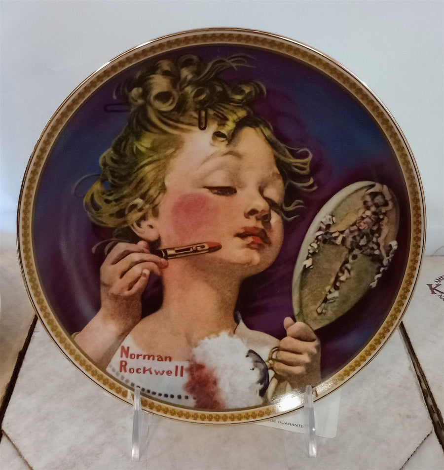 Norman Rockwell Rediscovered Women Bradford Exchange 10 Collectors Plates
