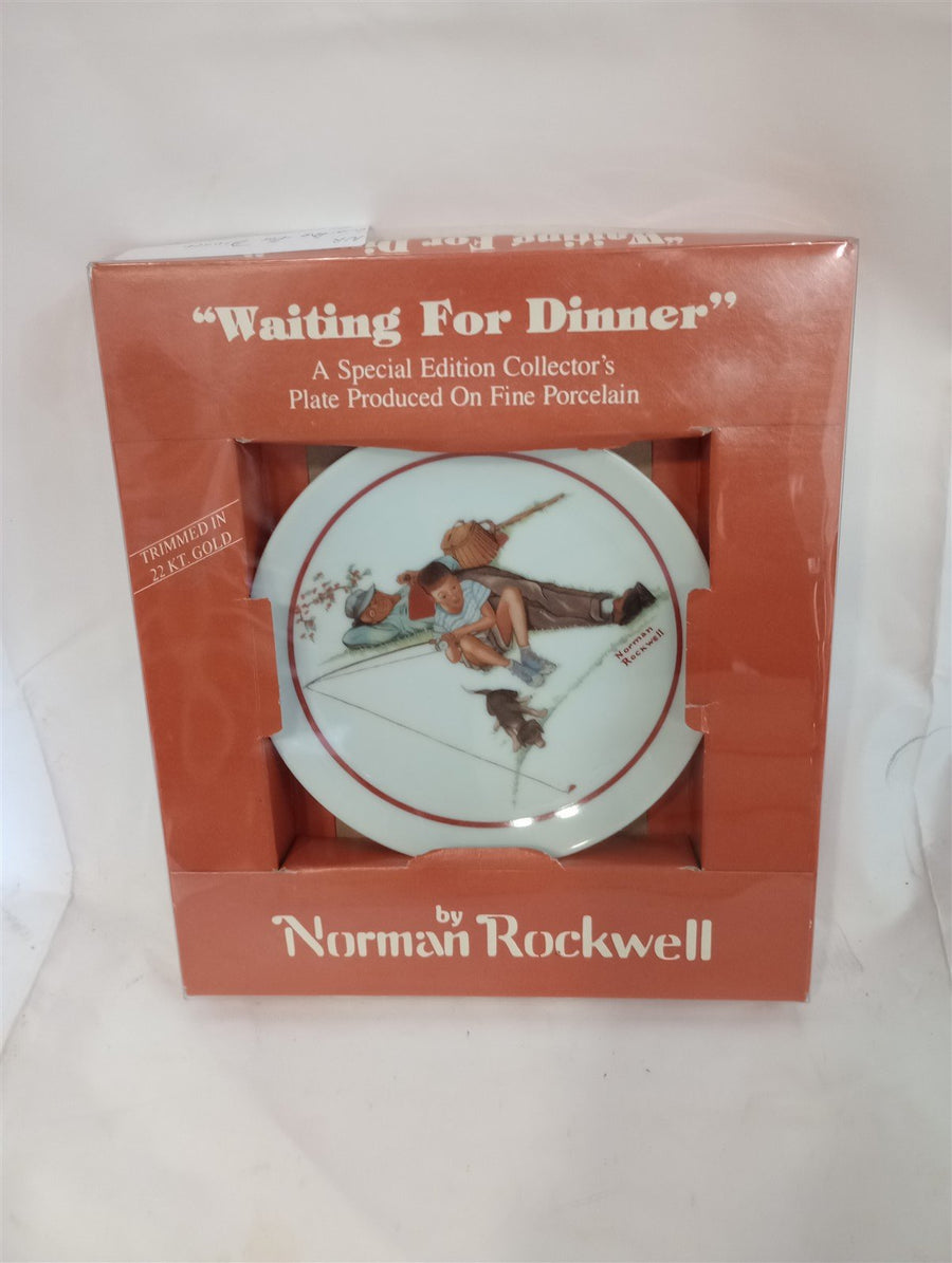 Norman Rockwell Bradford Exchange 5 Collectors Plates