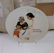 Norman Rockwell Bradford Exchange 5 Collectors Plates