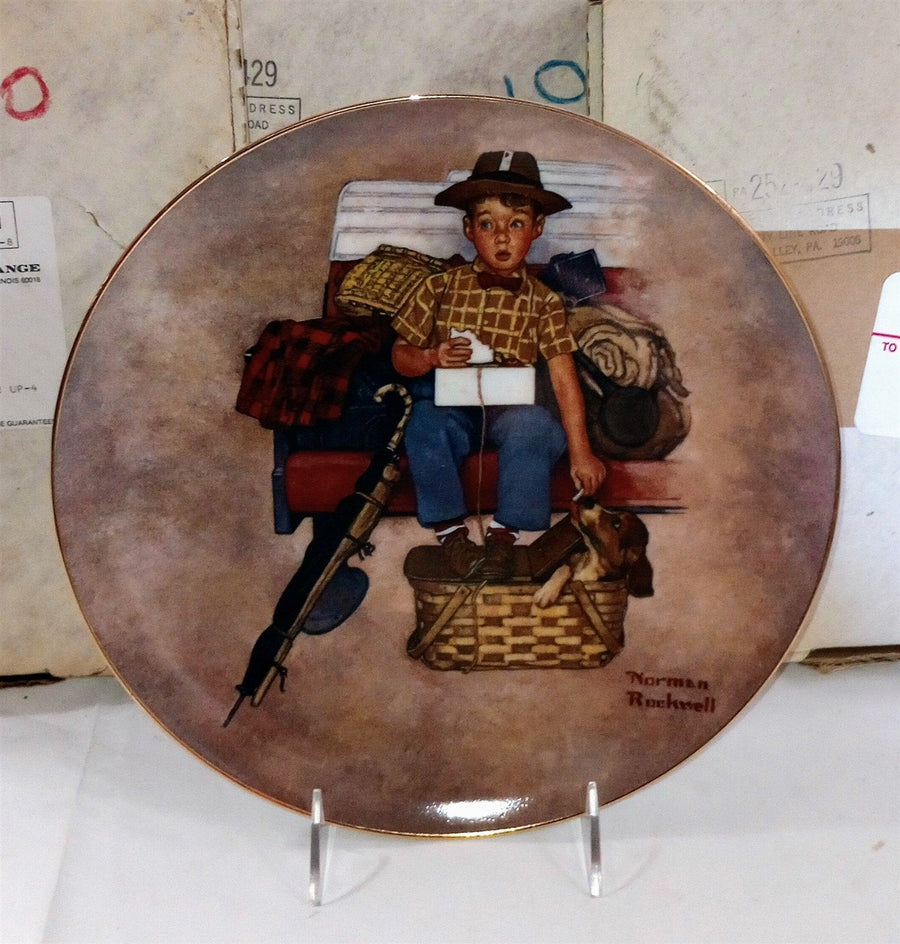 Norman Rockwell Bradford Exchange 5 Collectors Plates