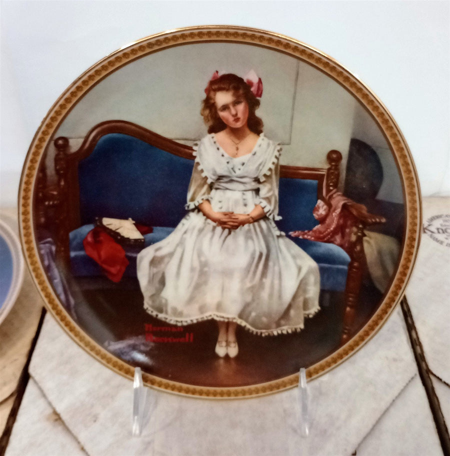 Norman Rockwell Bradford Exchange 5 Collectors Plates