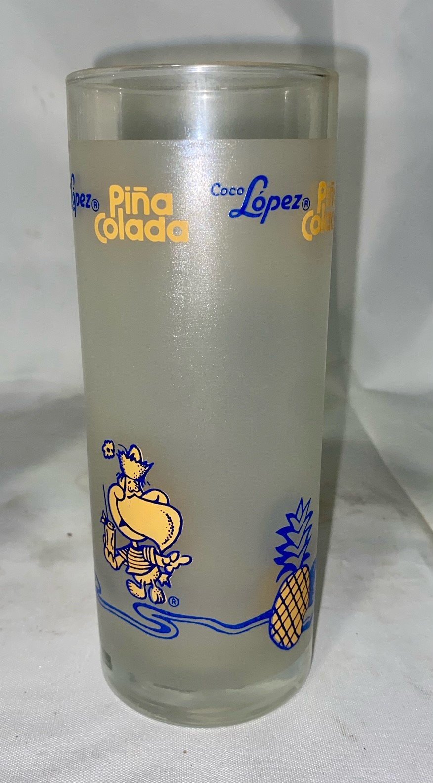 Coco Lopez MCM Libbey set of 5 Rare piña colada glasses