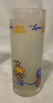 Coco Lopez MCM Libbey set of 5 Rare piña colada glasses