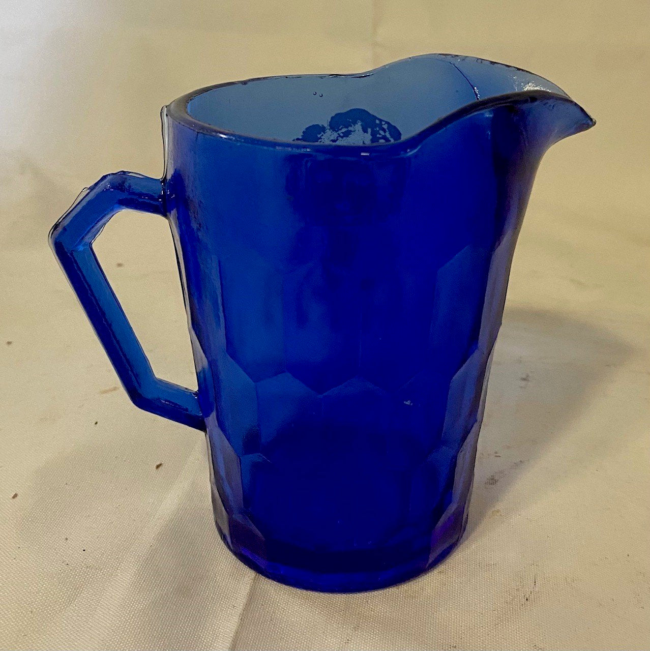 Shirley Temple Original Hazel atlas cobalt blue pitcher
