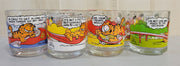Vintage Garfield McDonalds Glass Mugs Set of 8