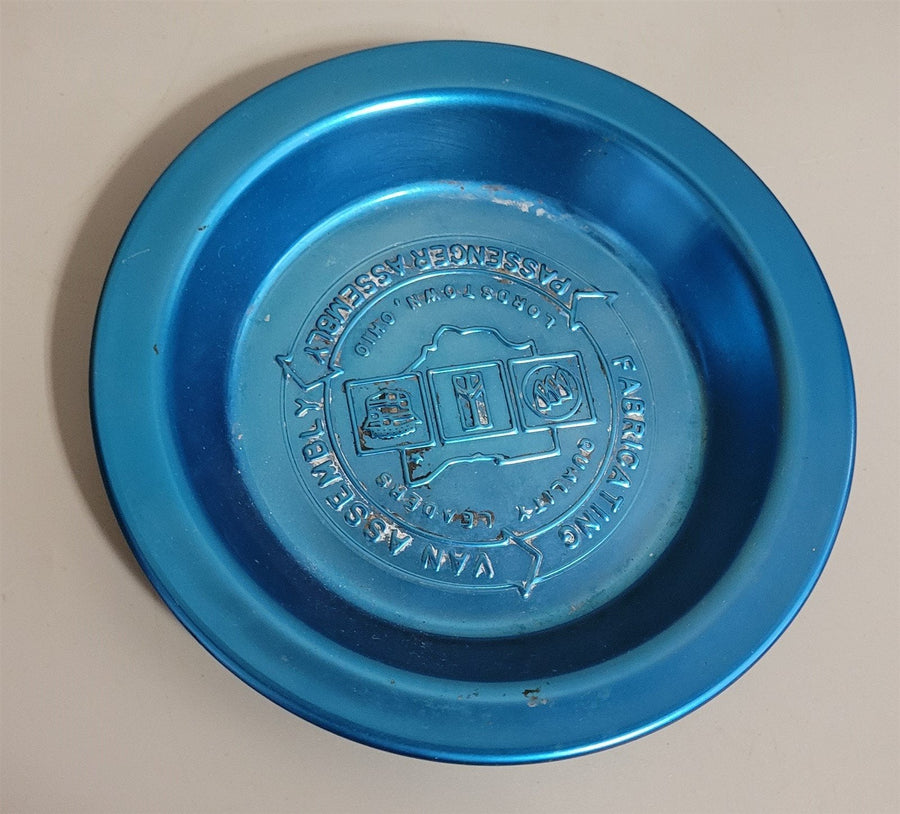 Vintage GM Fabricating Assembly Plant 20th Anniversary Ashtray 2