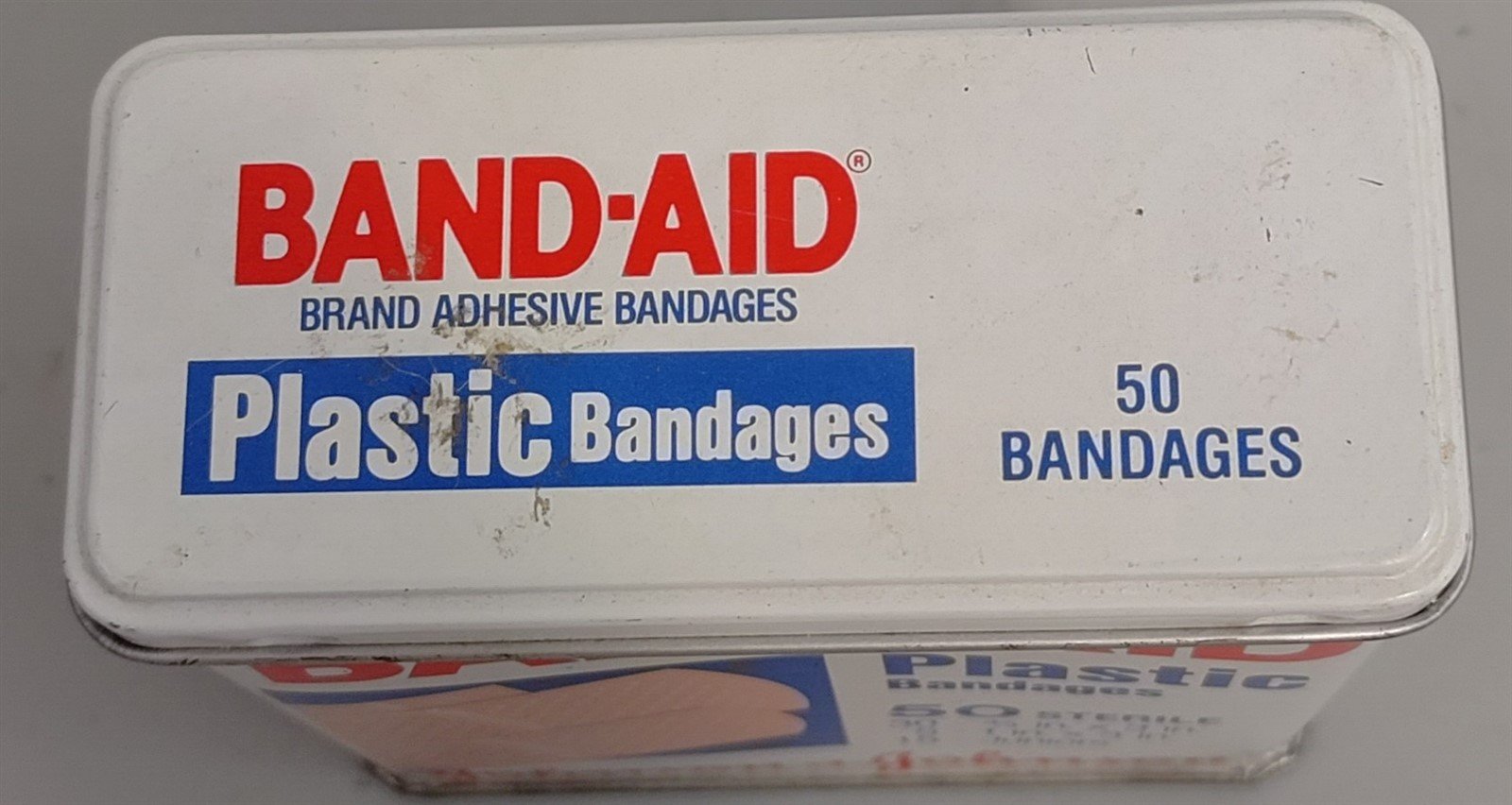 Vintage Johnson & Johnson Band-Aid And Sheer Strip Tins 2 Pack