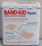 Vintage Johnson & Johnson Band-Aid And Sheer Strip Tins 2 Pack