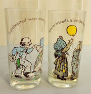 Vintage Holly Hobbie Glass 16oz Tumbler 1970s American Greetings Corp