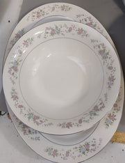 Vintage MCM Japanese Cannes Carltonware China #481 "Corsage" Set 64 Pieces