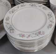 Vintage MCM Japanese Cannes Carltonware China #481 "Corsage" Set 64 Pieces