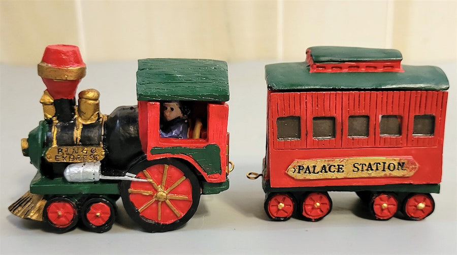 Vintage Train Ornaments Bingo Express Station Palace Boulder Station Casinos