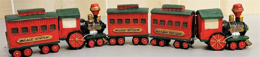 Vintage Train Ornaments Bingo Express Station Palace Boulder Station Casinos