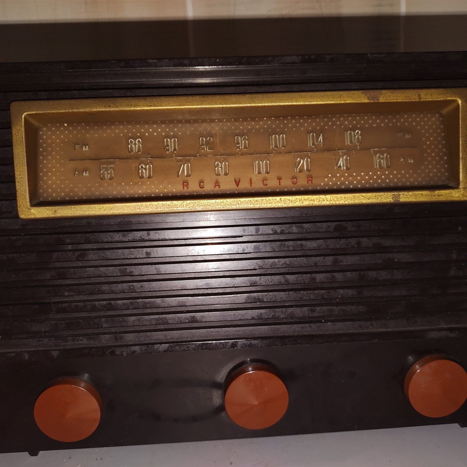 Vintage MCM 1940's RCA Victor Radio 8-X-71 Ch= RC-1070 Victor Talking Machine