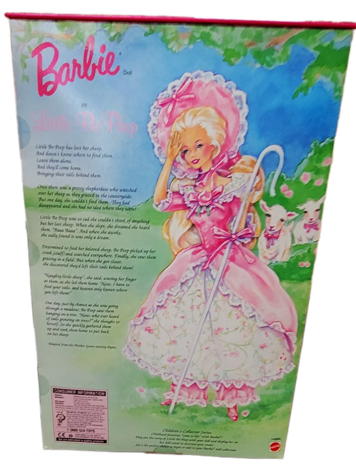 Vintage 1995 Barbie As Little Bo Peep Collector Edition With Original Price Tag