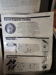 Vintage Lowel D&P Light System & Kits In Original Casing With Instructions Mint