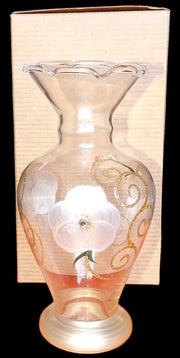 Vintage MCM 1970's Atomic Starburst Pressed Clear Glass Liquid Bar Decanter 12"