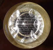 Vintage MCM 1970's Atomic Starburst Pressed Clear Glass Liquid Bar Decanter 12"
