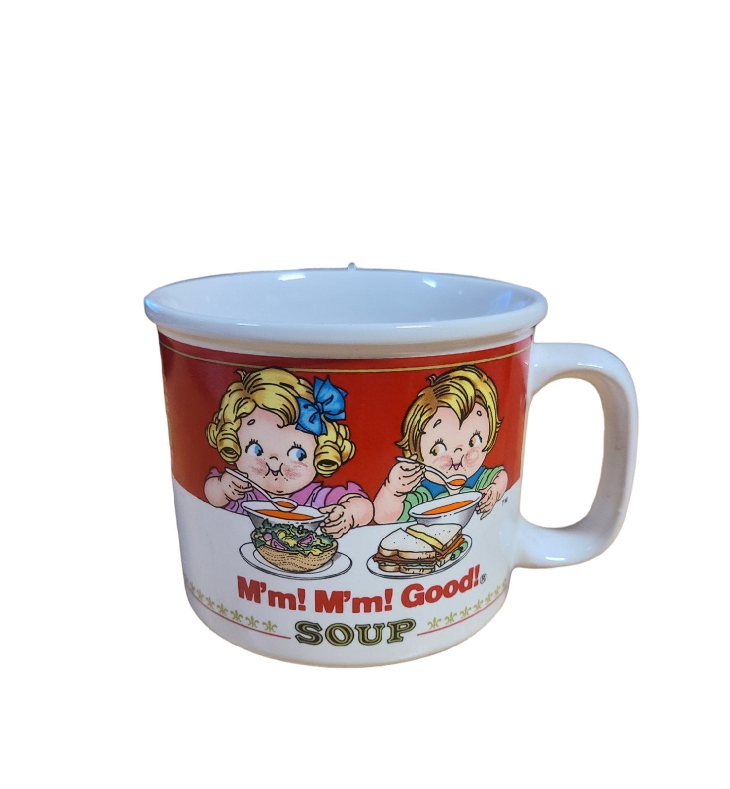 Vintage Campbell's Five Piece Soup Serving Set Mugs Westwood