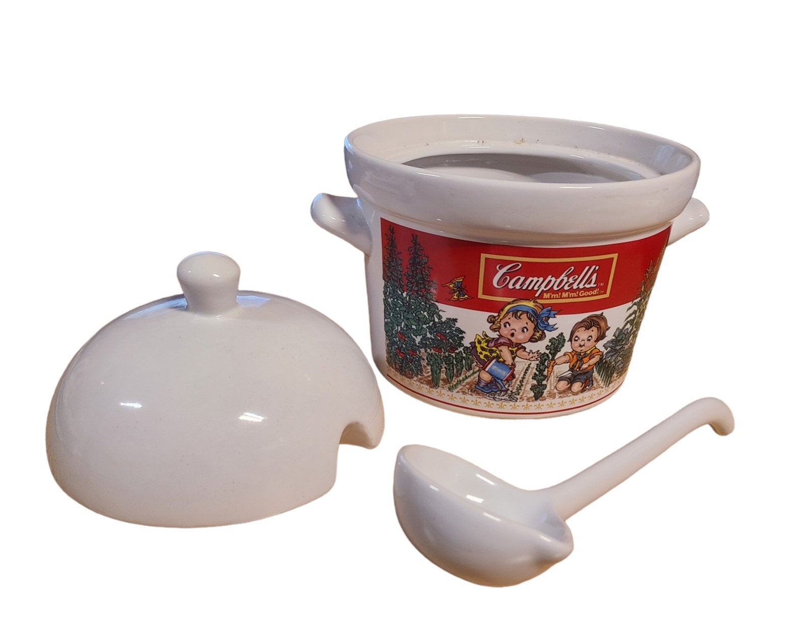 Vintage Campbell's Five Piece Soup Serving Set Mugs Westwood