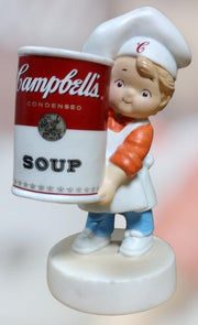 Vintage 90's Nostalgic Campbells Soup Porcelain Chef kids (4pc)