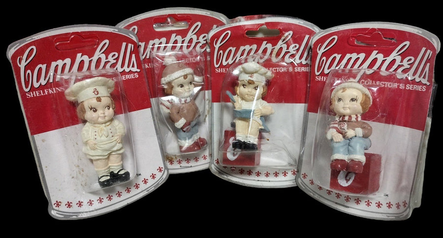 Vintage 90's Campbells Soup Shelfkins Campbells Kids (4pc)