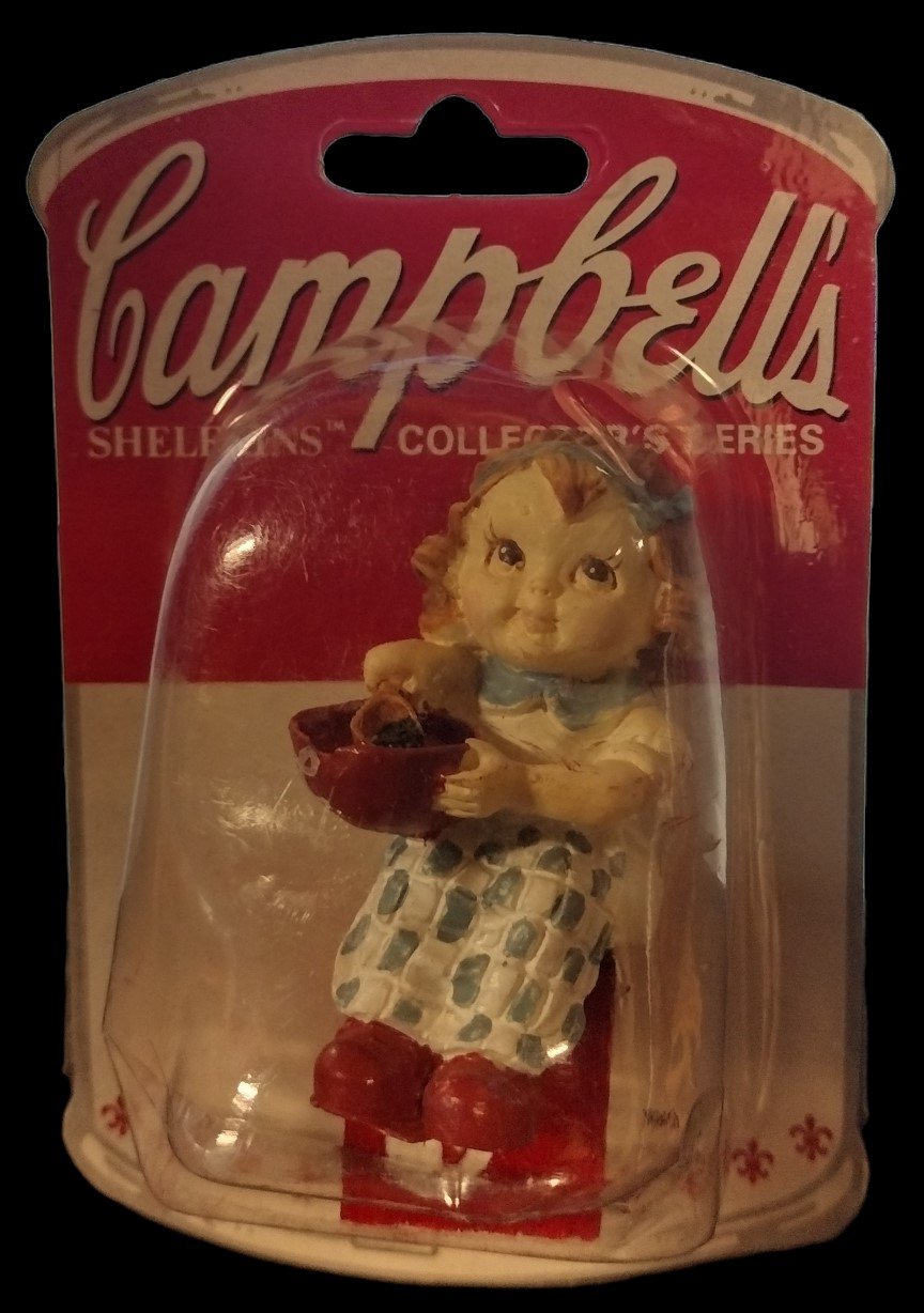 Vintage 90's Campbells Shelfkins & Campbells Bowl & Spoon miniature