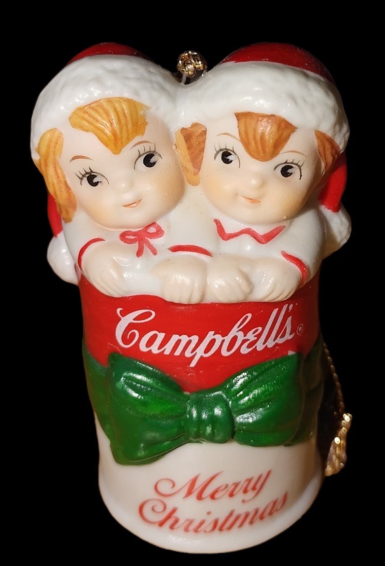 Vintage 90's Campbells Shelfkins & Campbells Bowl & Spoon miniature