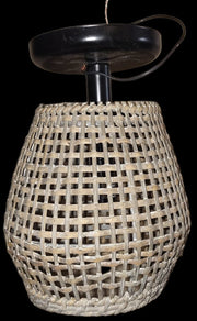 Luminaire Rustic Bamboo Wicker Rattan Ceiling Hanging Light Fixture