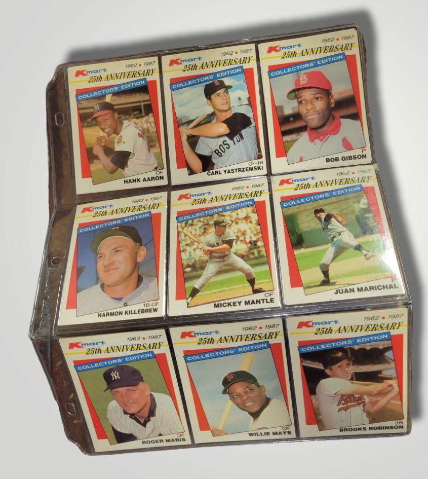 Vintage Baseball Cards 1989 Topps K-Mart 25th Anniversary--Lot of 18 Cards