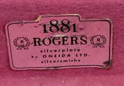 Antique Silver Set 1881 Rogers Silverplate By Oneida Brookwood/Banbury Pattern