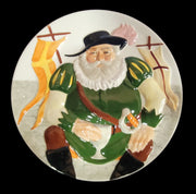 Vintage Hand Painted Davenport Collectible Falstaff Plate Limited Edition 1985