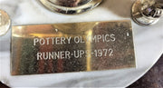 Super Rare Mid Century Vintage Hall China Pottery Olympics From 1970s