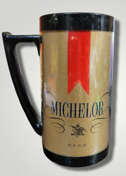 Beer Mug Michelob Black And Gold Thermo-Serv Plastic Mug