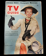 Nanette Fabray TV Guide Rare Vintage November 24-30 1956 Cleveland Edition